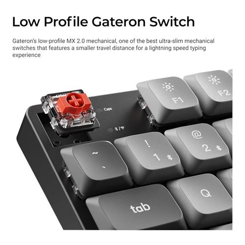 Teclado Keychron K5 Max Swappable Gateron RGB Backlight Brown Switch Keyboard