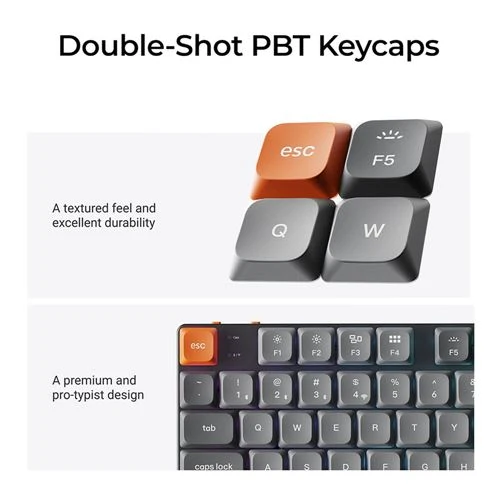 Teclado Keychron K5 Max Swappable Gateron RGB Backlight Brown Switch Keyboard