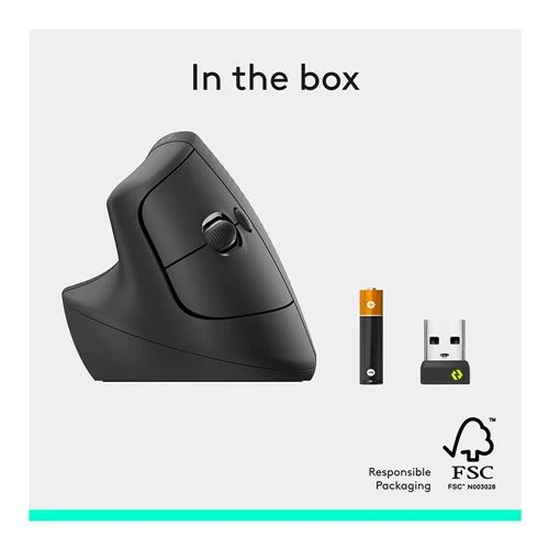 Mouse Logitech Lift Vertical Ergonomic Wireless Mouse