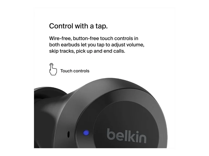Audífonos Belkin SoundForm Bolt 2 Wireless Earbuds