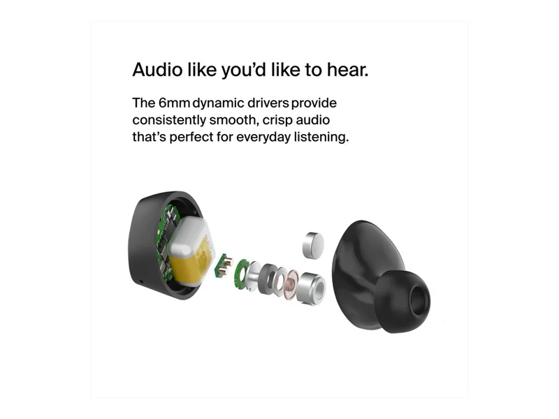 Audífonos Belkin SoundForm Bolt 2 Wireless Earbuds