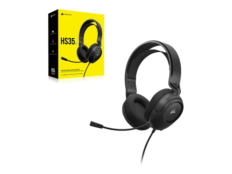 Audífonos CORSAIR HS35 v2 Multiplatform Gaming Headset