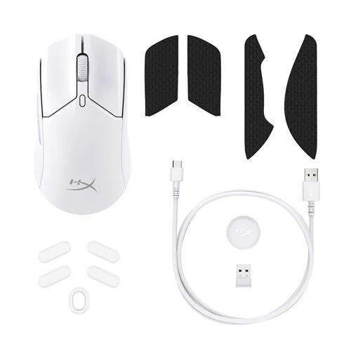 Mouse HyperX Pulsefire Haste 2 Wireless Ultra-Light Gaming Mouse Blanco