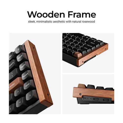 Teclado Keychron K2 HE Swappable RGB Magnetic Keyboard Negro