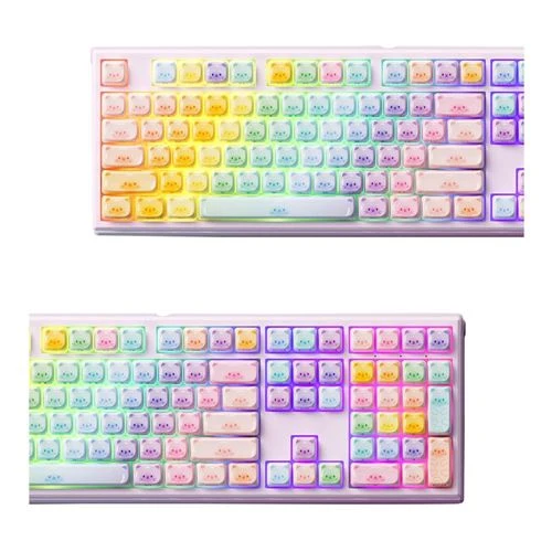 Teclado Akko x MonsGeek Colorful Cats Keyboard