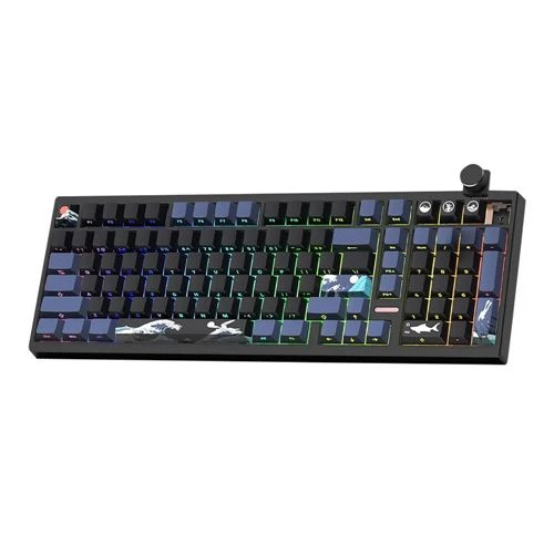 Teclado Womier M99 Tri Mode Mechanical Gaming Keyboard Negro