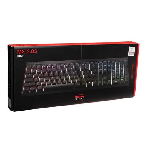 Teclado Cherry Xtrfy MX 2.0S Full Size Gaming Wired Mechanical Keyboard (Black) Azul