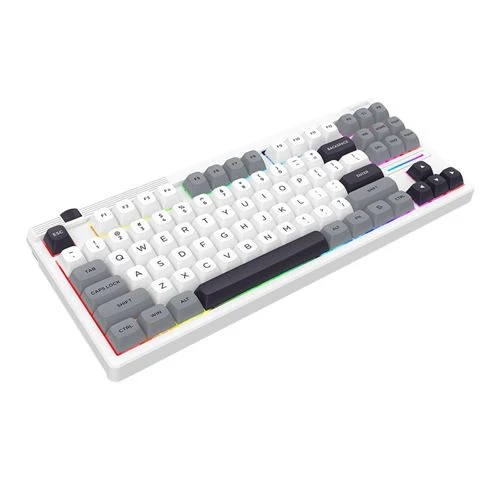 Teclado Redragon OTIIM MCK729 PRO 80% Wireless Mechanical Gaming Keyboard Blanco