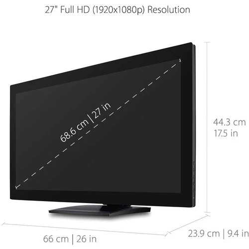 Monitor Táctil ViewSonic TD2760 27" - Full HD 1920x1080 - 60Hz - Multi-táctil Capacitivo