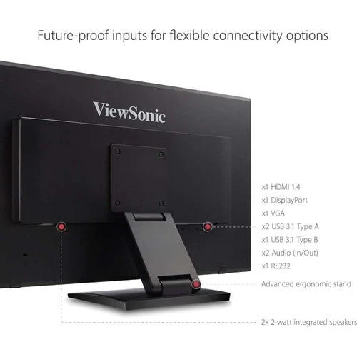 Monitor Táctil ViewSonic TD2760 27" - Full HD 1920x1080 - 60Hz - Multi-táctil Capacitivo