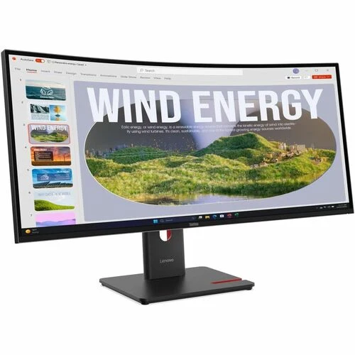 Monitor Lenovo ThinkVision T34WD-40 34" Ultrapanorámico - Negro