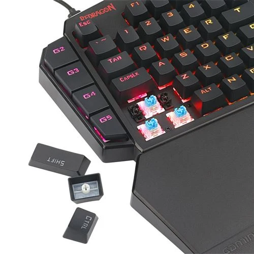 Teclado Redragon MCK585 DITI RGB Mechanical Gaming Keyboard Azul