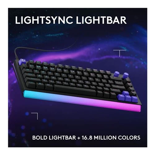 Teclado Logitech G G512 X 75 Wired Gaming Keyboard Negro