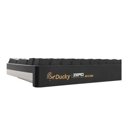 Teclado Ducky Zero 6108 Classic Black Hot Swap Wireless Bluetooth RGB Mechanical Keyboard- Cherry MX2A Red Negro