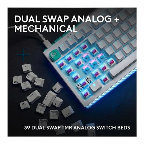 Teclado Logitech G G512 X 98 Analog Gaming Keyboard Blanco