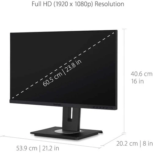 Monitor ViewSonic VG2456 24" - Full HD 1920x1080 - 75Hz - IPS