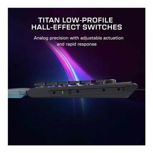 Teclado Turtle Beach Command Series KB7 TKL Wired Hall-Effect Keyboard Negro