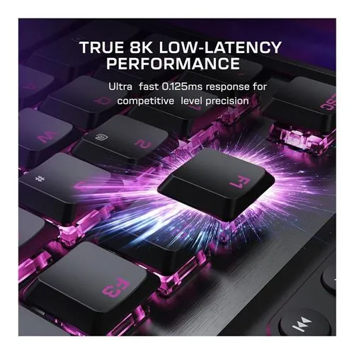 Teclado Turtle Beach Command Series KB7 TKL Wired Hall-Effect Keyboard Negro