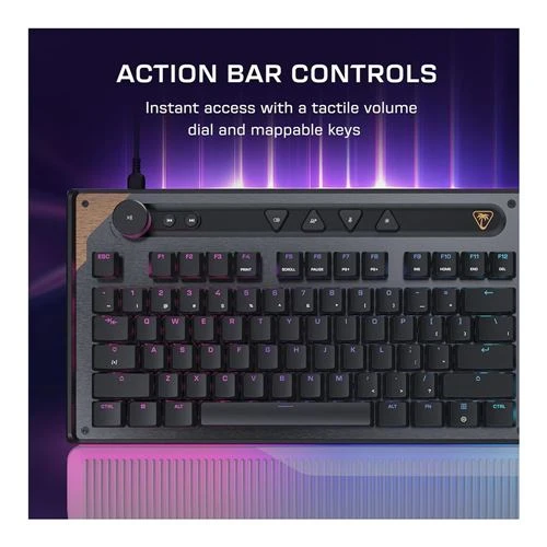 Teclado Turtle Beach Command Series KB7 TKL Wired Hall-Effect Keyboard Negro