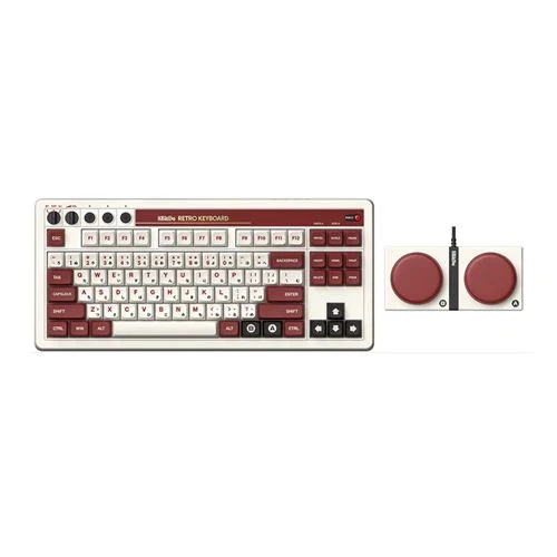 Teclado 8Bitdo Retro Mechanical Wireless Keyboard- Famicom Edition