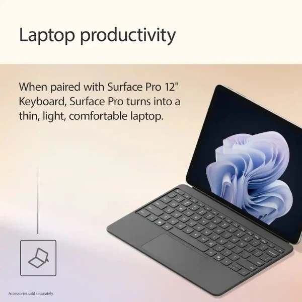 Tablet Microsoft Surface Pro 12" Snapdragon X Plus 256GB 8GB RAM - Platinum