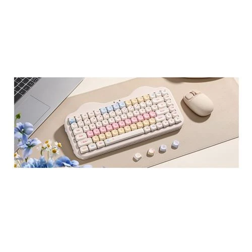 Teclado Yunzii C75 Cake Meow Wireless Mechanical Keyboard