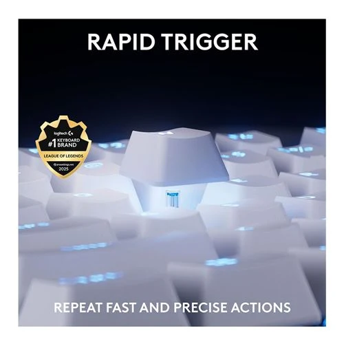 Teclado Logitech G Pro X TKL Rapid Wired Gaming Keyboard Blanco