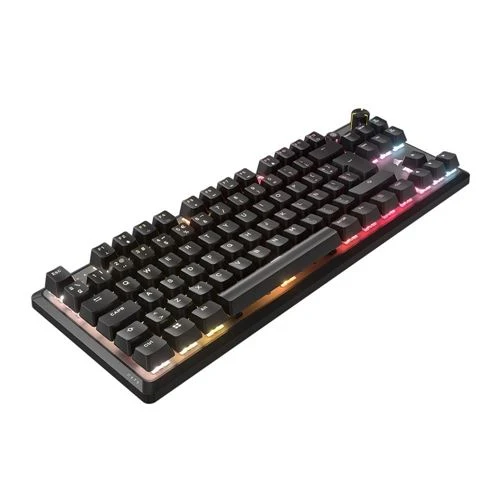 Teclado Corsair K70 CORE TKL RGB Wired Mechanical Gaming Keyboard CORSAIR MLX Red v2 Linear Switches Rojo