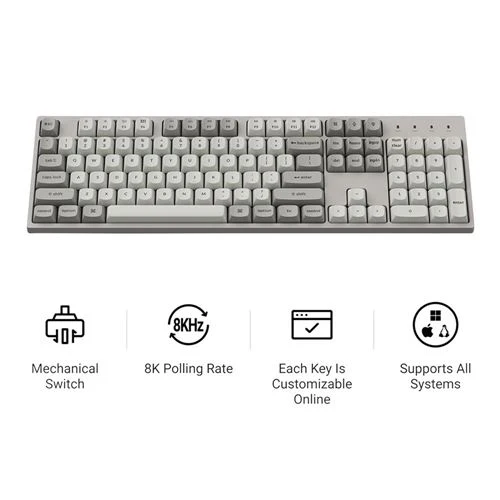Teclado Keychron C2 Pro 8K RGB Mechanical Gaming Keyboard