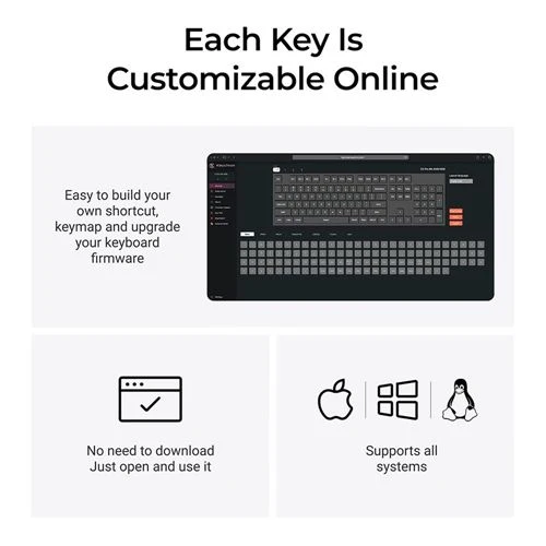 Teclado Keychron C2 Pro 8K RGB Mechanical Gaming Keyboard