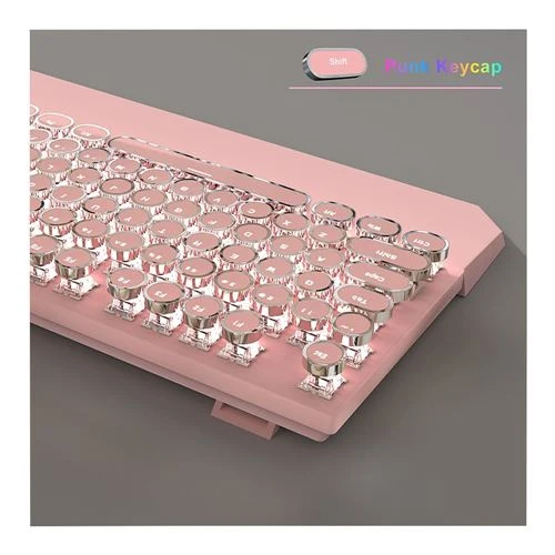 Teclado MageGee MK-STORM RGB Mechanical Gaming Keyboard Rosa