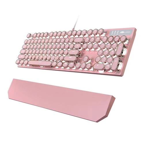 Teclado MageGee MK-STORM RGB Mechanical Gaming Keyboard Rosa