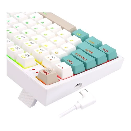 Teclado Redragon MCK643 Wireless 90% RGB Backlit Hot-Swappable Mechanical Gaming Keyboard Rojo