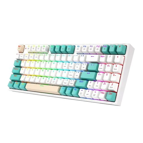 Teclado Redragon MCK643 Wireless 90% RGB Backlit Hot-Swappable Mechanical Gaming Keyboard Rojo