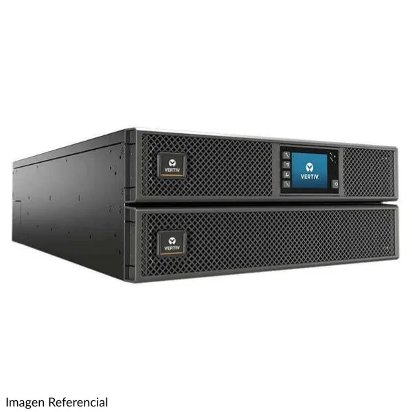 UPS Online Vertiv 6000VA 208/120VAC Rack/Torre - Tarjeta de Monitoreo RDU101 - Baterías Internas Incluidas - GXT5-6000MVRT4UXLN