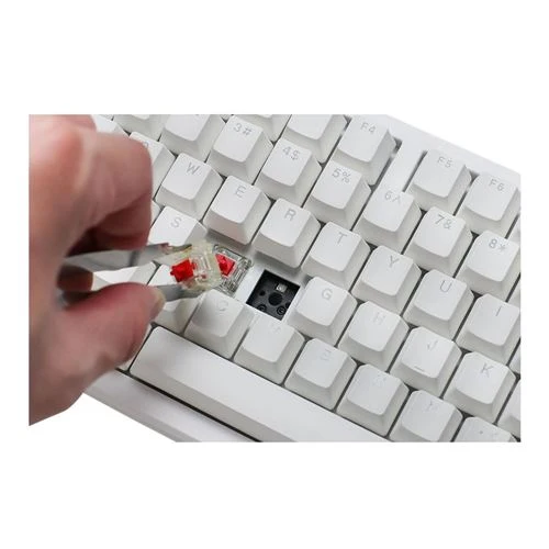 Teclado Ducky Zero 6108 Wireless Mechanical Gaming Keyboard Blanco