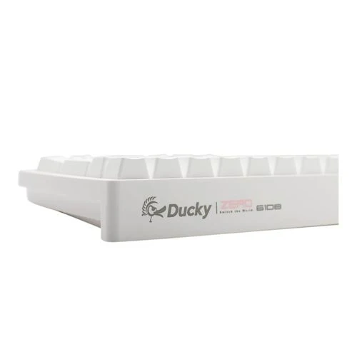 Teclado Ducky Zero 6108 Wireless Mechanical Gaming Keyboard Blanco
