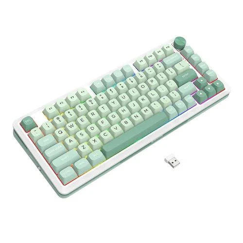 Teclado Redragon MCK681 Cyrus PRO RGB 75% Wireless Gaming Keyboard Verde