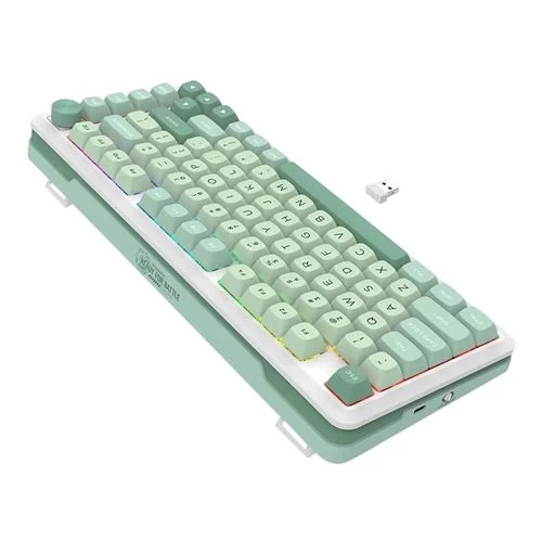 Teclado Redragon MCK681 Cyrus PRO RGB 75% Wireless Gaming Keyboard Verde