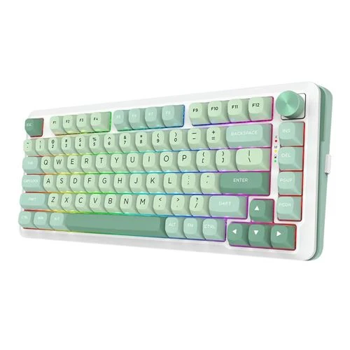 Teclado Redragon MCK681 Cyrus PRO RGB 75% Wireless Gaming Keyboard Verde