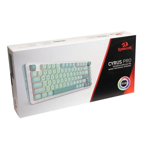 Teclado Redragon MCK681 Cyrus PRO RGB 75% Wireless Gaming Keyboard Verde