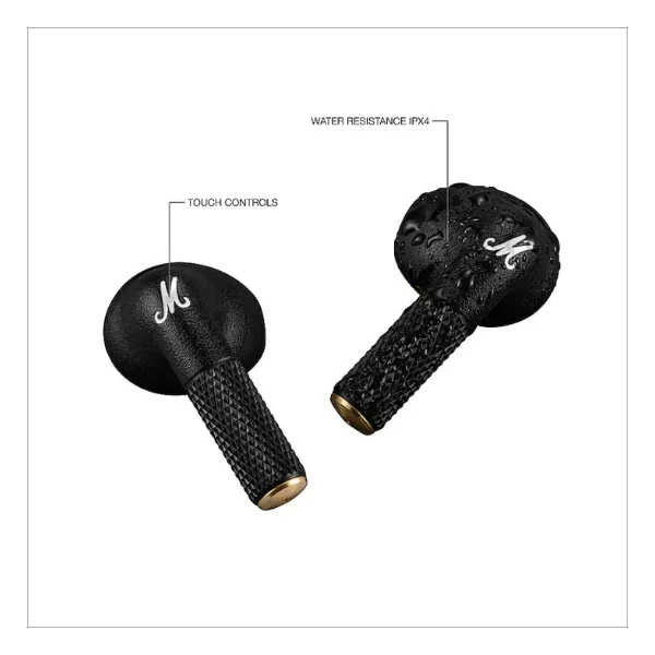 Audífonos inalámbricos Marshall Minor IV True Wireless In-Ear con micrófono - Negro