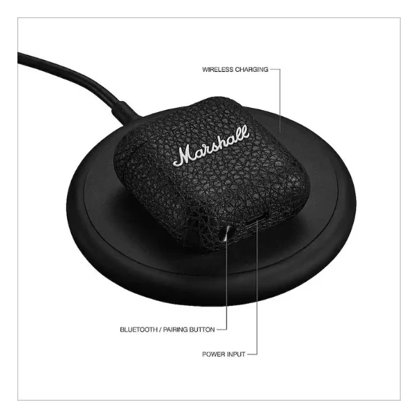 Audífonos inalámbricos Marshall Minor IV True Wireless In-Ear con micrófono - Negro