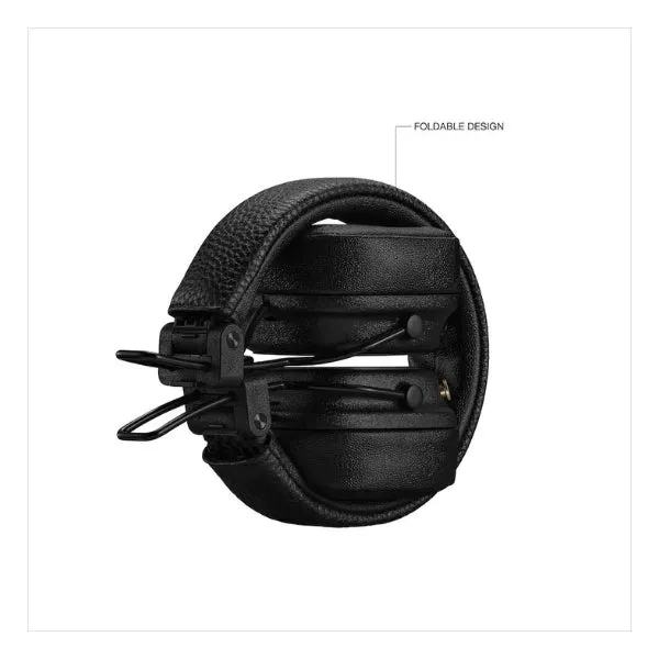 Audífonos Marshall Major V Bluetooth On-Ear plegables con micrófono y batería de 100 horas - Negro