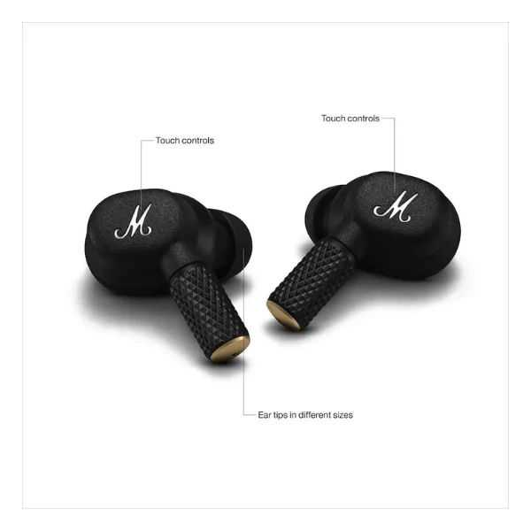 Audífonos Marshall Motif II A.N.C. True Wireless Bluetooth con cancelación activa y modo transparencia - Negro
