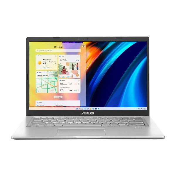 Laptop ASUS Vivobook 14.0" HD, Intel Core i3-1115G4 Memoria RAM DDR4 8GB Disco SSD 128GB Color Plata