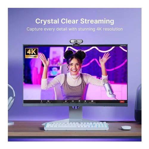 Webcam NexiGo N660P PRO 4K WEBCAM BLK Negro