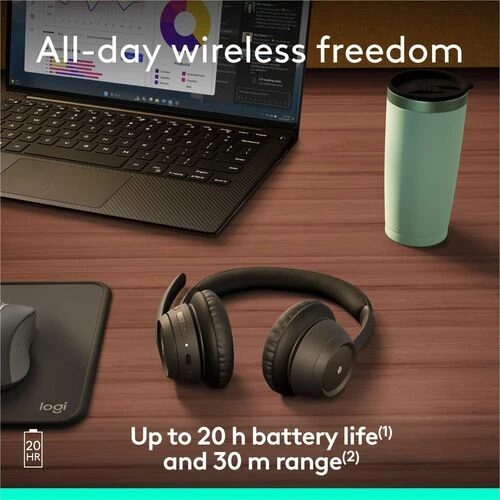 Audífonos Logitech Zone 305 - Inalámbricos, para oficina y videollamadas