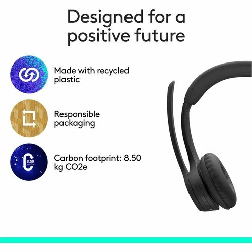 Audífonos Logitech Zone 305 - Inalámbricos, para oficina y videollamadas