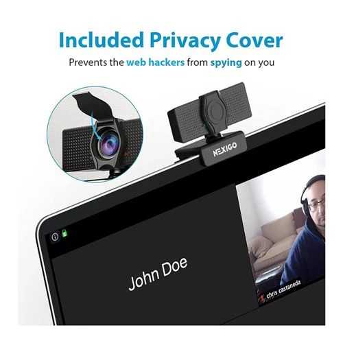Webcam NexiGo N60 1080P WEBCAM BLK Negro